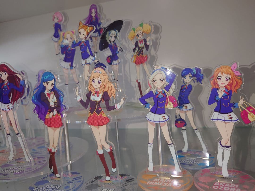 アイカツ アクリルスタンド 5周年記念フェア 制服 アクスタ