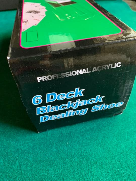 【カジノ】6デック用カードシュー（シューター）ディスカードトレイセット