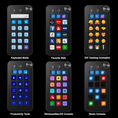 ストリームコントローラーデック ショートカットキーボード 左手