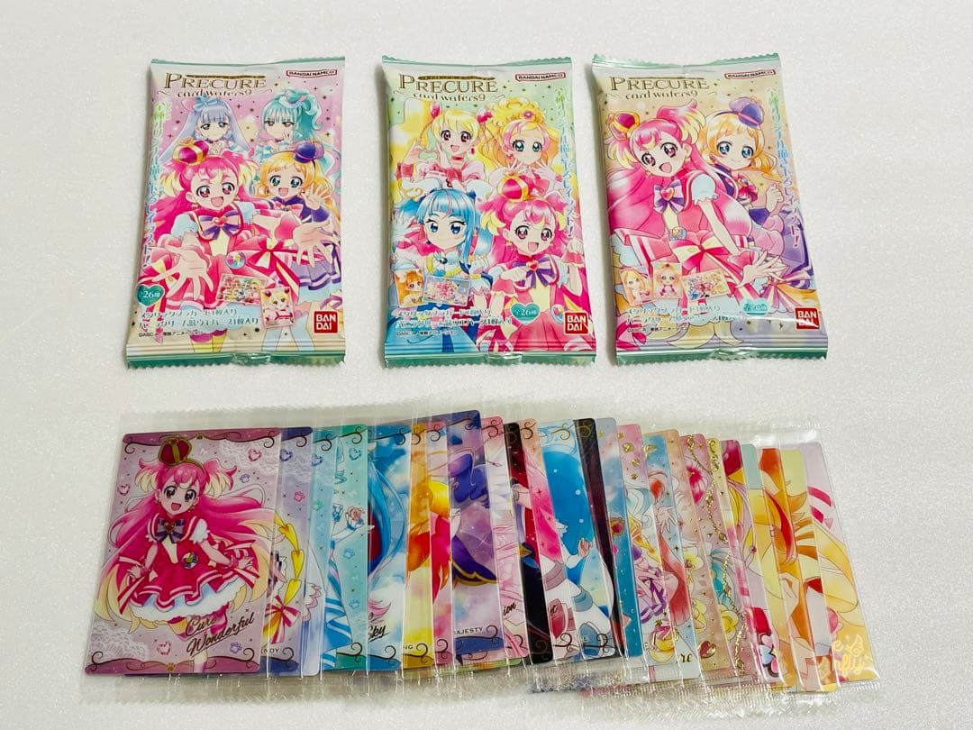 プリキュア　ウエハース　1弾〜11弾　コンプリート　空パッケージ付き