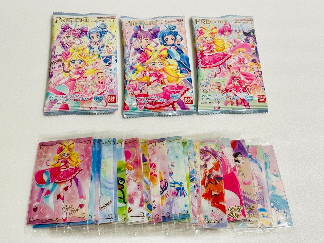 プリキュア　ウエハース　1弾〜11弾　コンプリート　空パッケージ付き