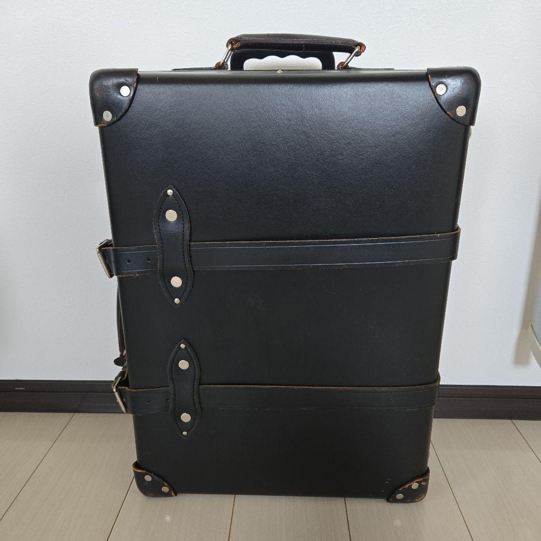 グローブトロッター　黒　鍵なし　訳あり ミッドナイト（オールブラック）ラージチェックイン 4輪 スーツケース