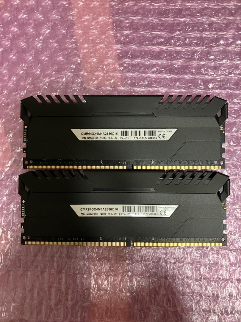 メモリ 16GB×4枚=64GB DDR4 Corsair RGB 動作保証 41g+w77udlS.jpg