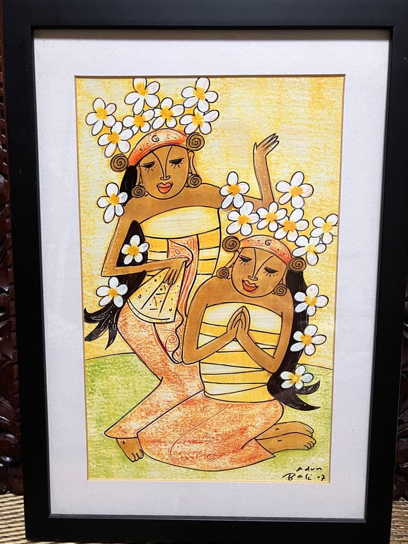 バリ島ウブド作家絵画 - メルカリ