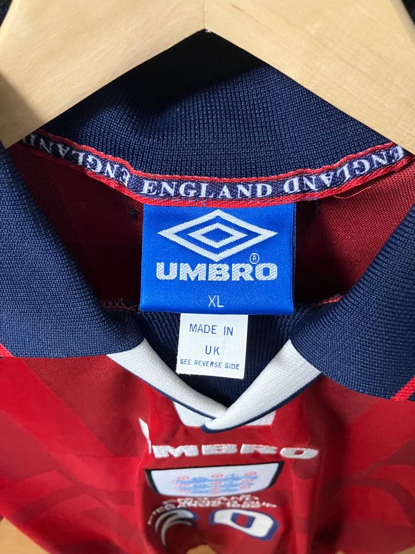記念刺繍入り】イングランド代表1998ワールドカップ 20番 OWEN XL