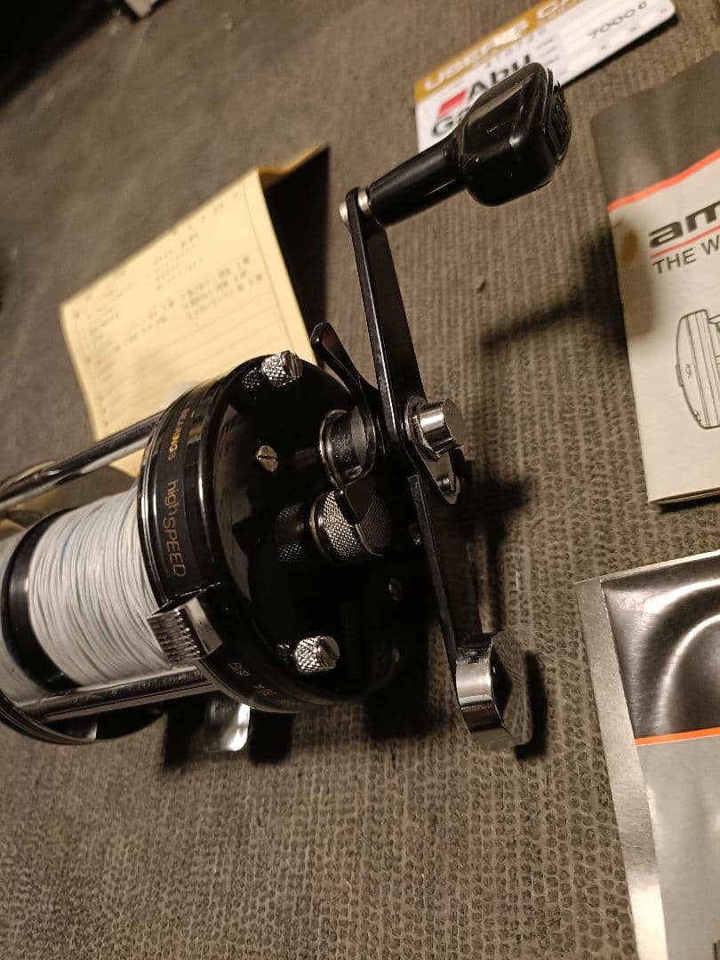 上位機】Abu アンバサダー 7000C 黒マミヤOP期 渋谷サンスイ購入品