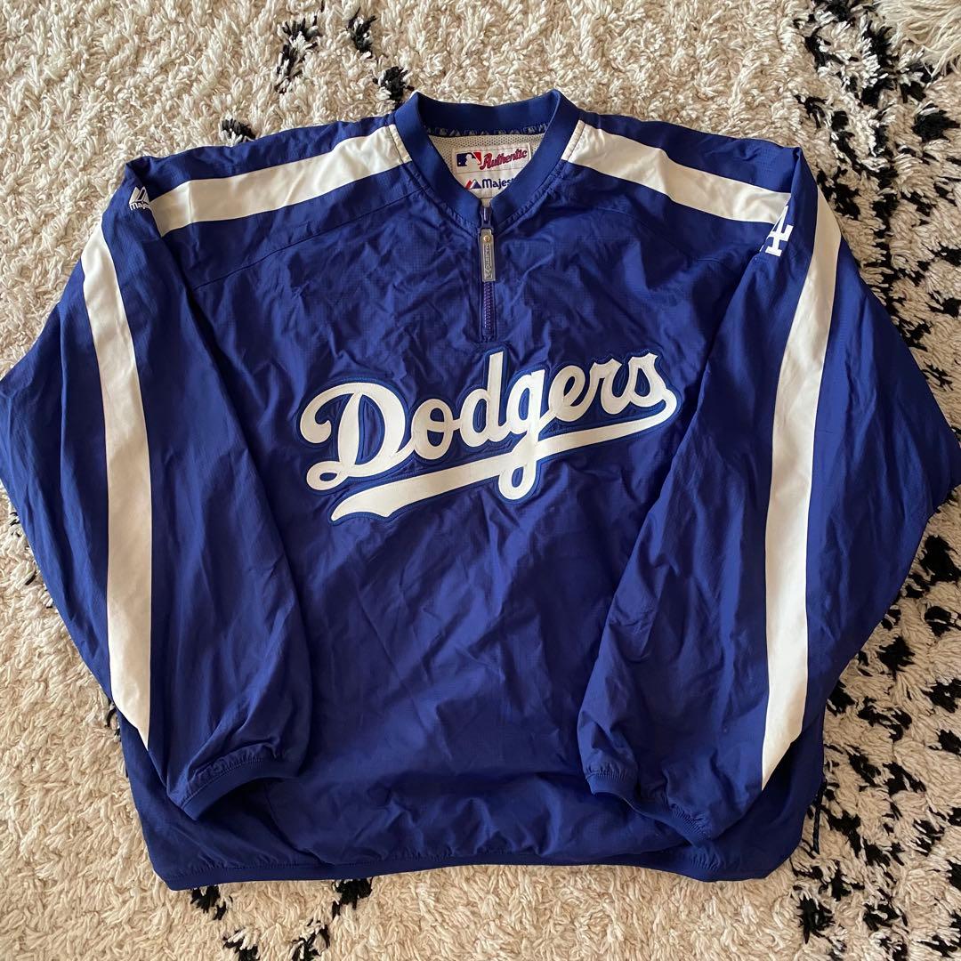 Majestic “Dodgers” Nylon Pullover Jacket