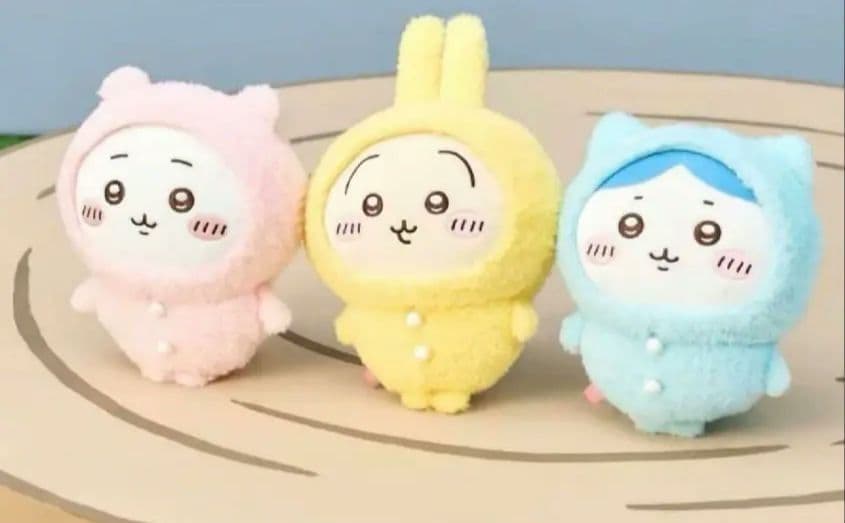 ちいかわ　miniso　パジャマパーティーぬいぐるみ