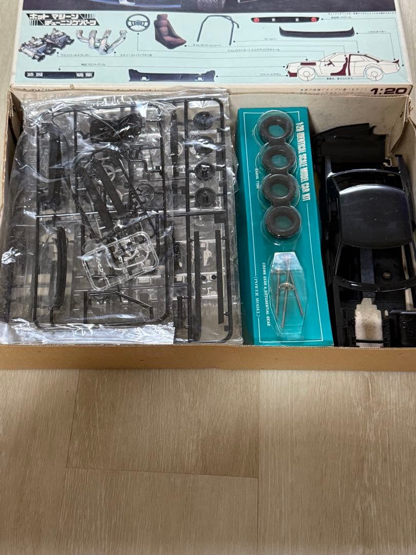 『昭和レトロ』ニチモ　ウェーバーセリカ　プラモデル　未組立品　1/20　美品