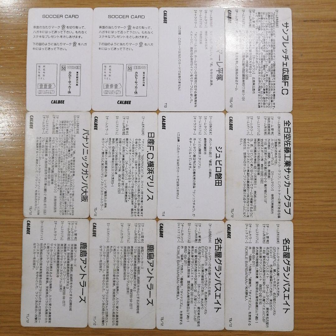 カルビーJリーグチップスサッカーカード12枚セット - メルカリ