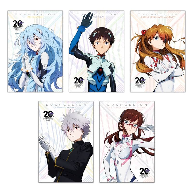 エヴァンゲリオン ポストカード(20周年記念 ver. ) - メルカリ