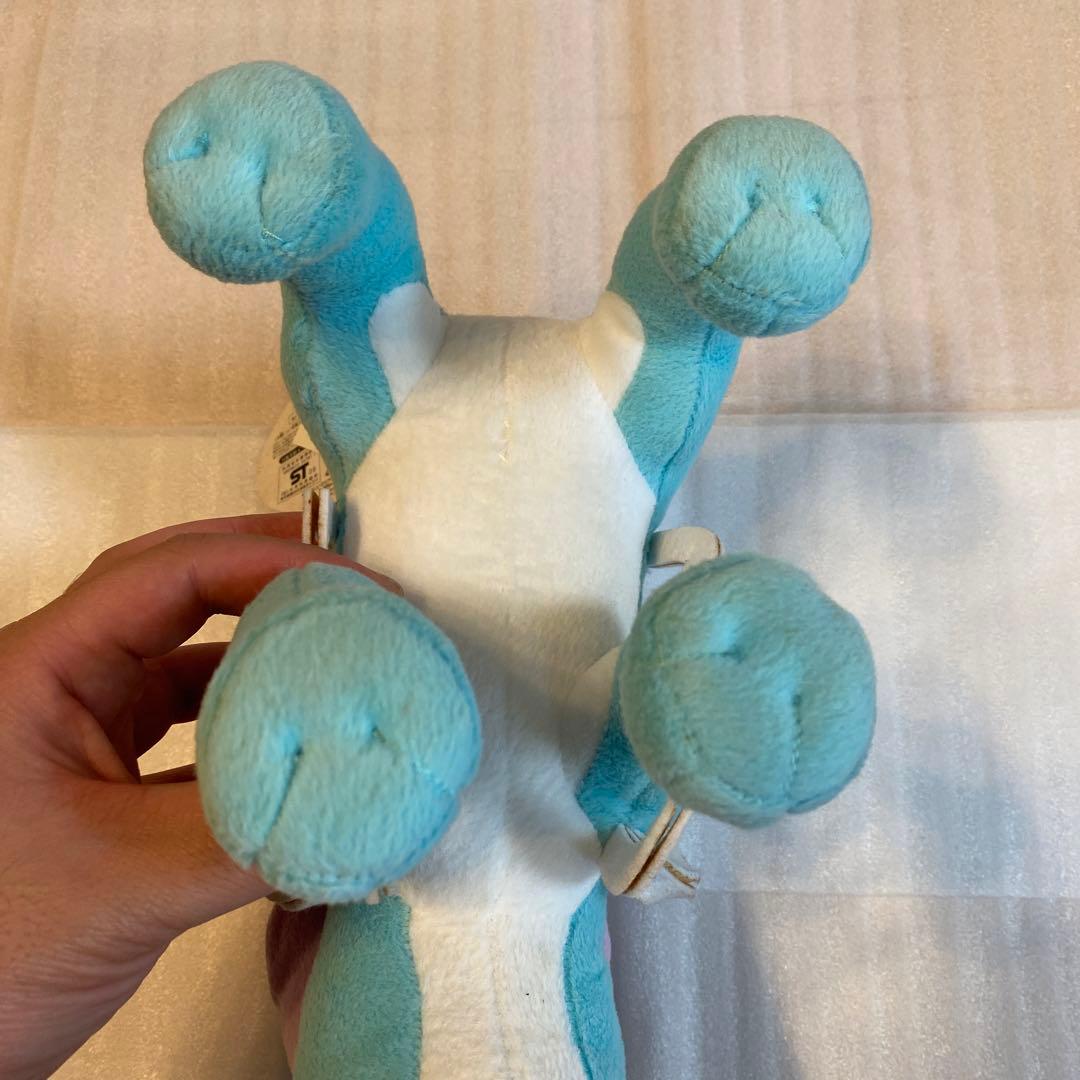 タグ付き　TAKARATOMY スイクン ぬいぐるみ