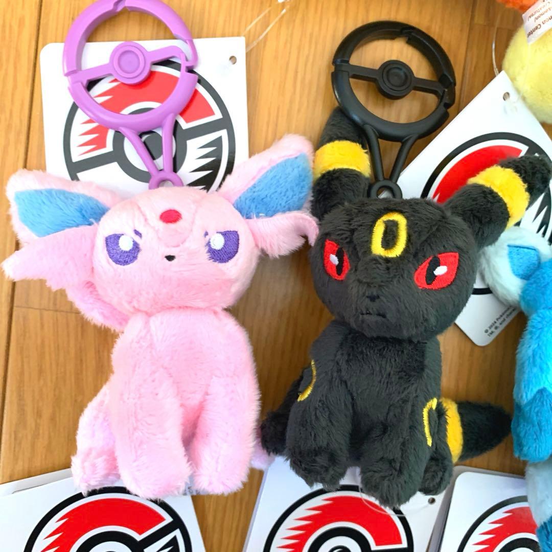 ポケモンセンター カラビナ付きマスコット ブイズ ぬいぐるみ タグ付き