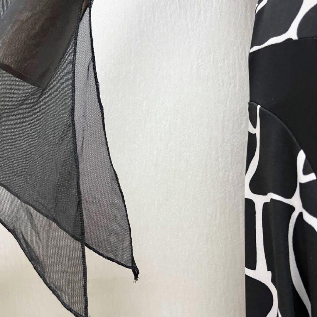 新品 社交ダンス ワンピース モノトーンプリント サイズS〜 M - メルカリ