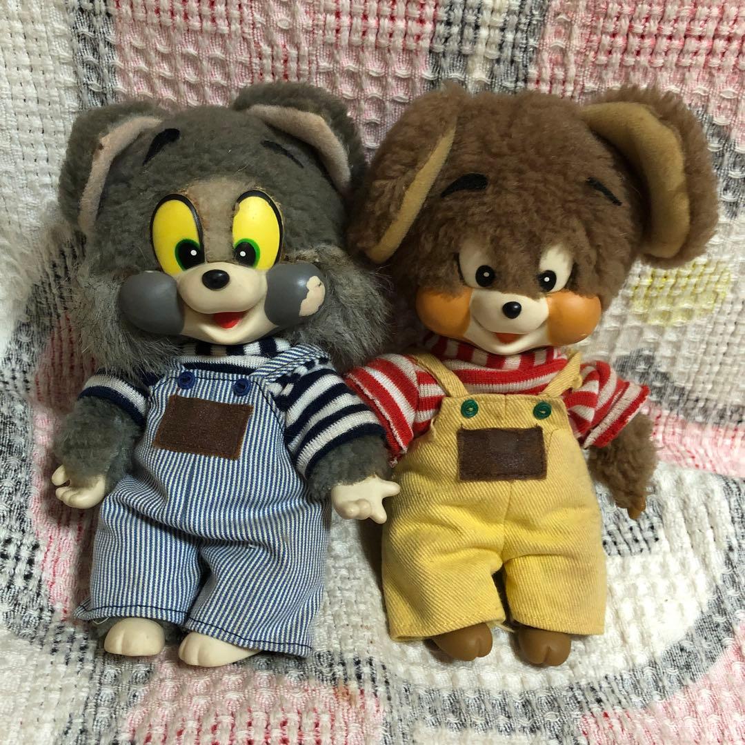 昭和レトロ　ヴィンテージ マスダヤ　トム＆ジェリー　ぬいぐるみ　中古品