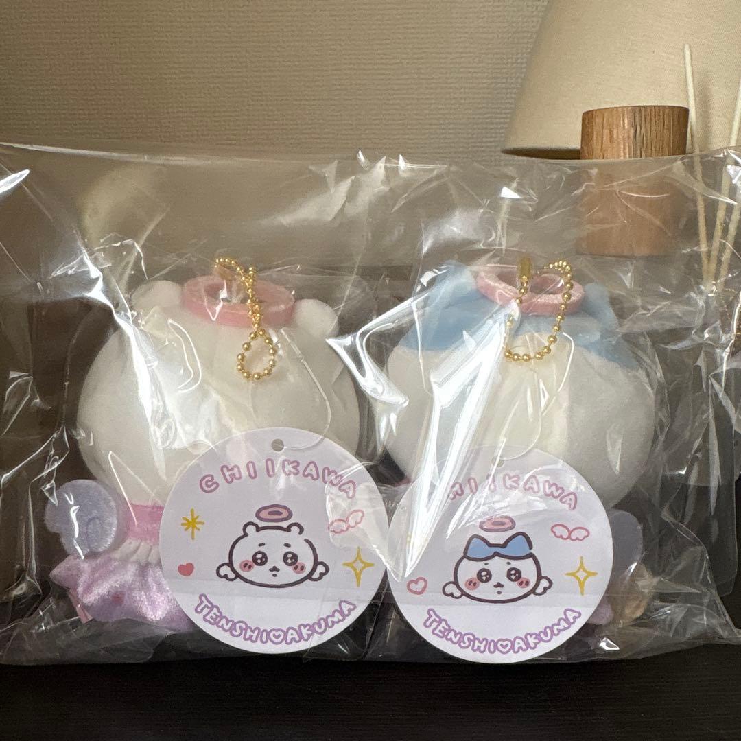 ちいかわ　ハチワレ　天使・悪魔　マスコット　2点セット