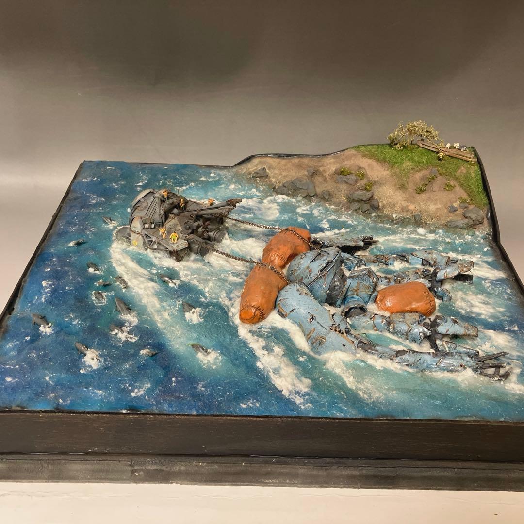 ガンプラ　ジオラマ　ハイゴック完成品