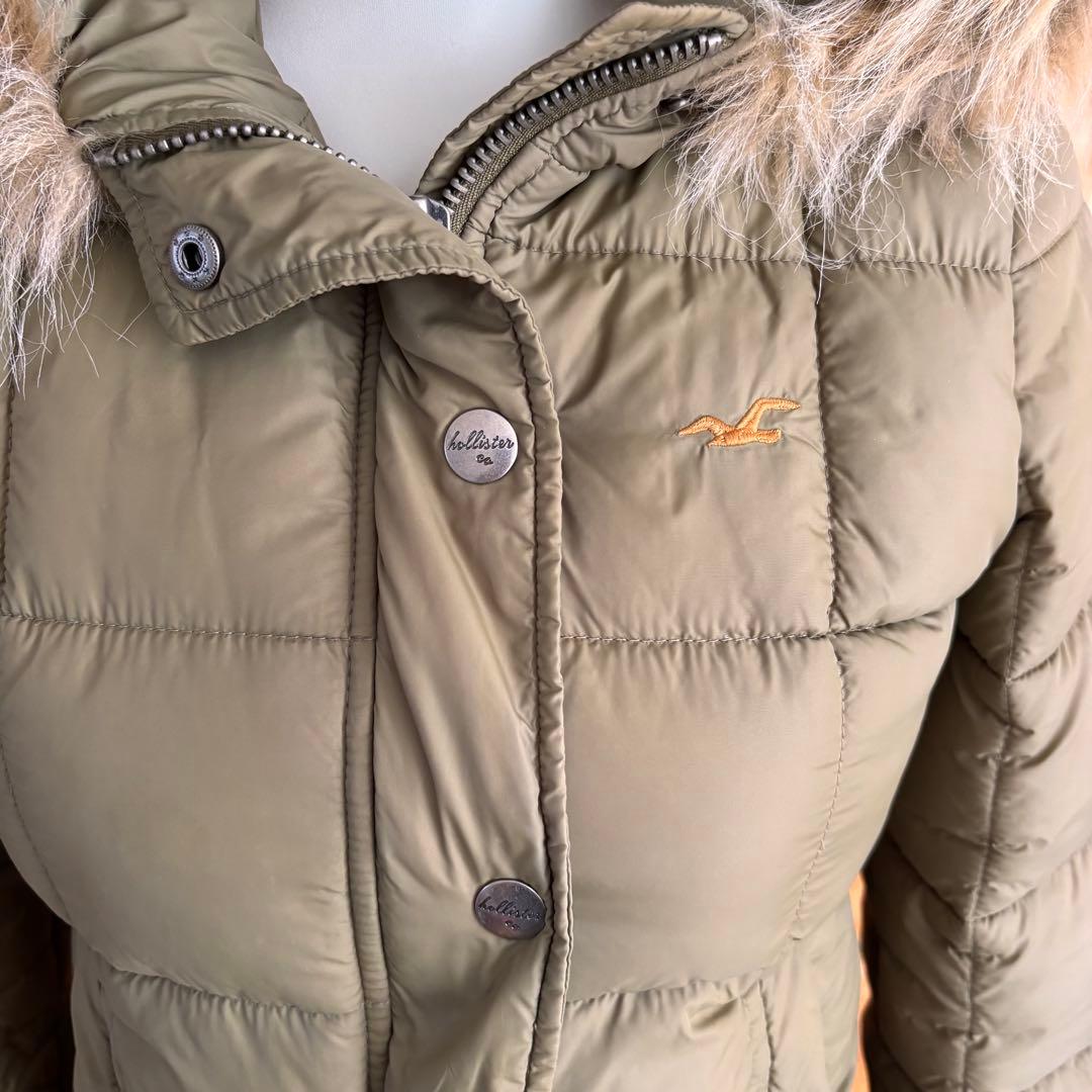 hollister y2k ファーダウン グランジ ホリスター 短丈 パファー