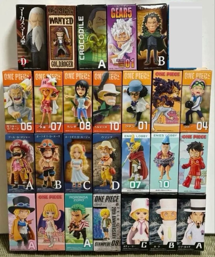 ワンピース ワールドコレクタブルフィギュア まとめ売り