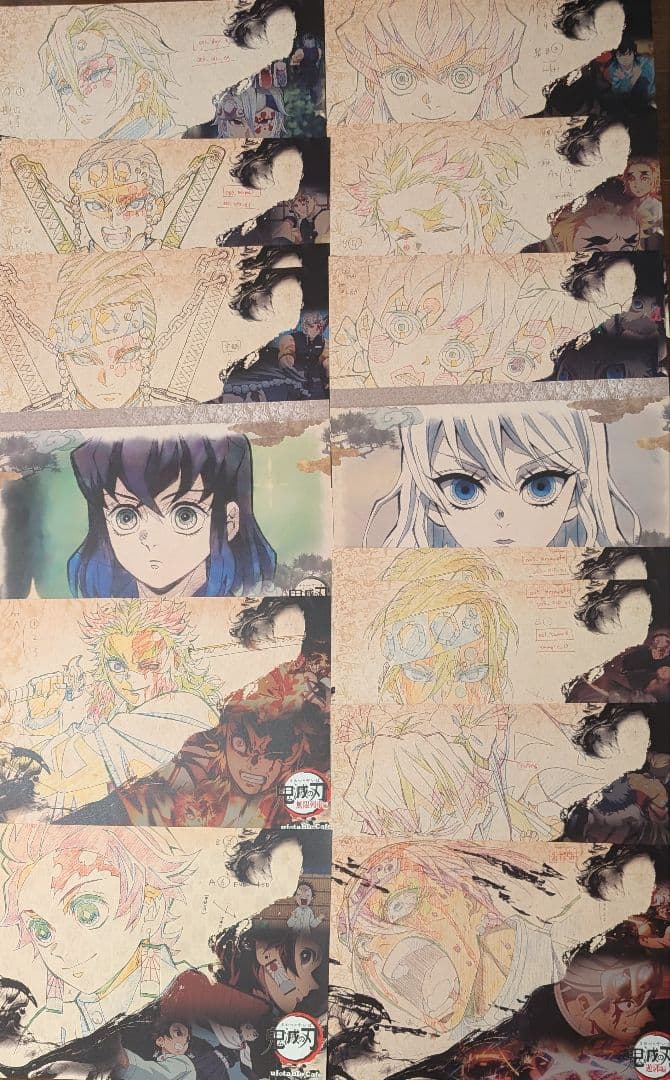 鬼滅の刃 ufotable カフェダイニングランチョンマット約130枚まとめ売り