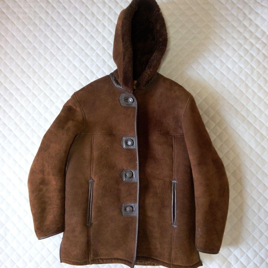 レザーコート 美品 フード付革コート レザーコート レディース フード付き 本革 アウター 6F