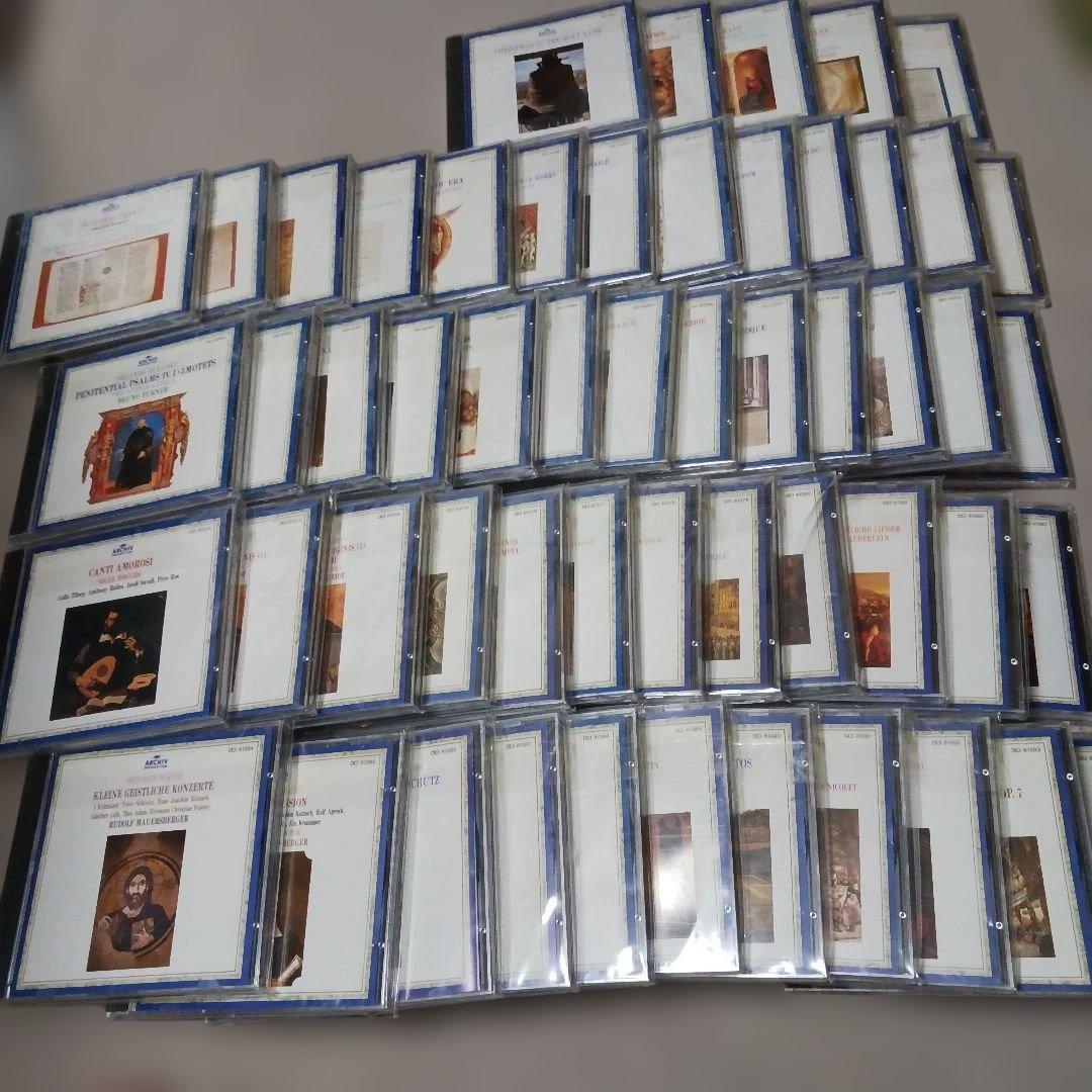 中世・ルネサンス・バロック音楽体系　54枚セット 中世ル ネサンス バロック音楽大系 CD54枚組 本2冊セット！未開封