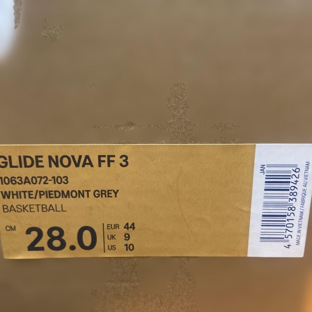 シューズ(男性用) ASICS GLIDE NOVA FF 3 28.0cm