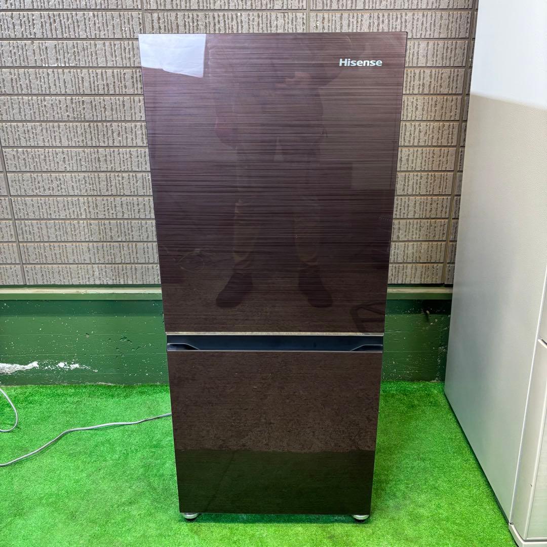 Hisense 135L 冷蔵庫 ガラストップ 一人暮らし【地域限定配送無料