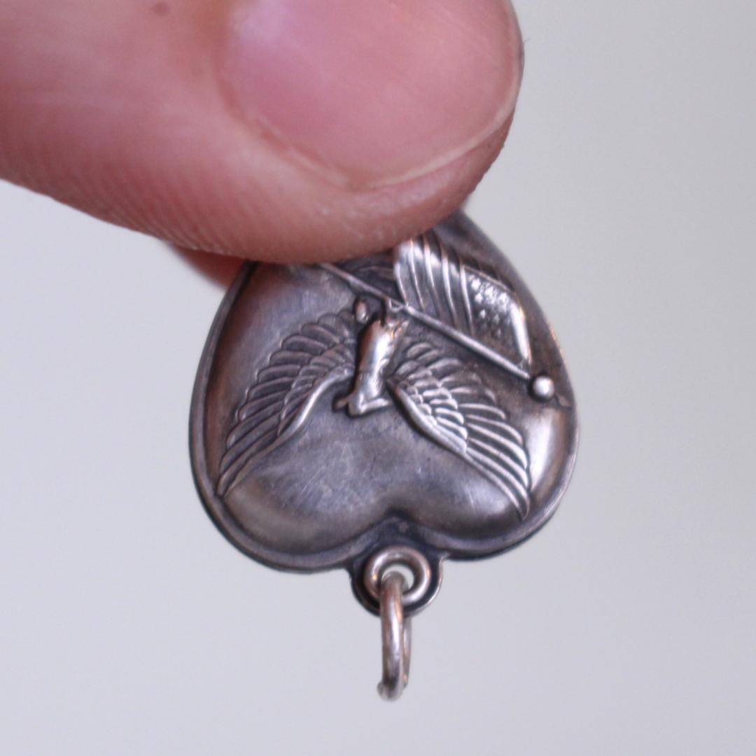 40s スウィートハートジュエリー シルバー アメリカンイーグル WWⅡ 星条旗