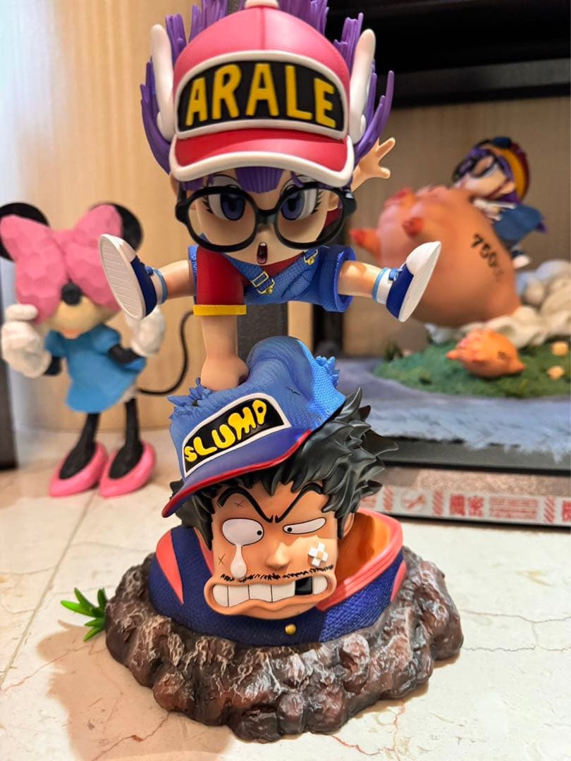 Dr.スランプ アラレちゃん ガレージキット げんこつ 博士 フィギュア