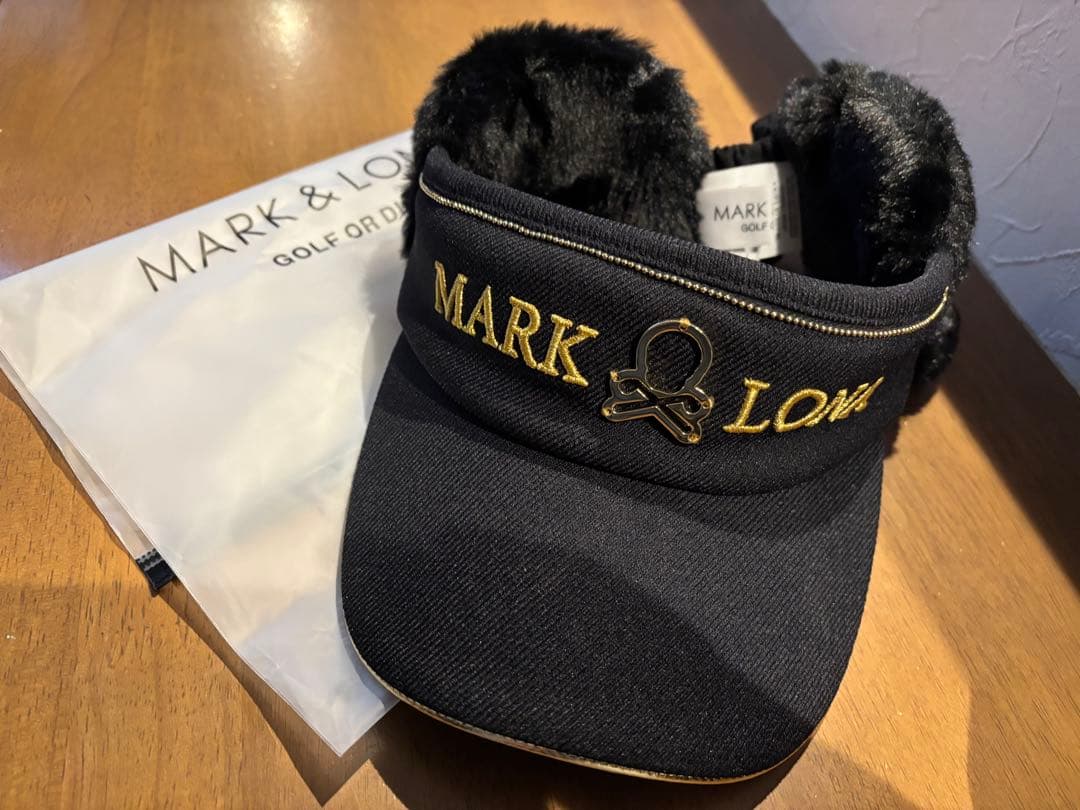 ゴールドロゴMARK &LONAモコモコあったかファー付バイザー ブラックレア品 C0788 アニマルファーコート(M アイボリーレオパード): アウター - RNA