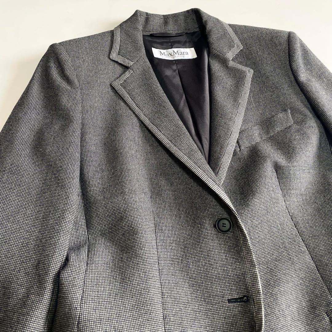 な*9様 MaxMara 白タグ イタリア製 ヴァージンウール パンツスーツ 4