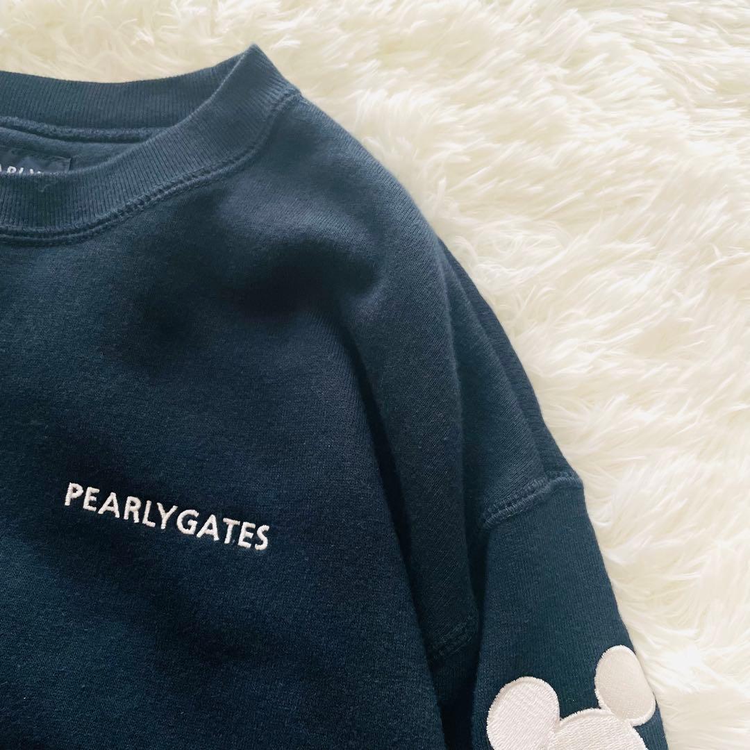 パーリーゲイツ ミッキーマウス ディズニーコラボ スウェット 裏起毛 0