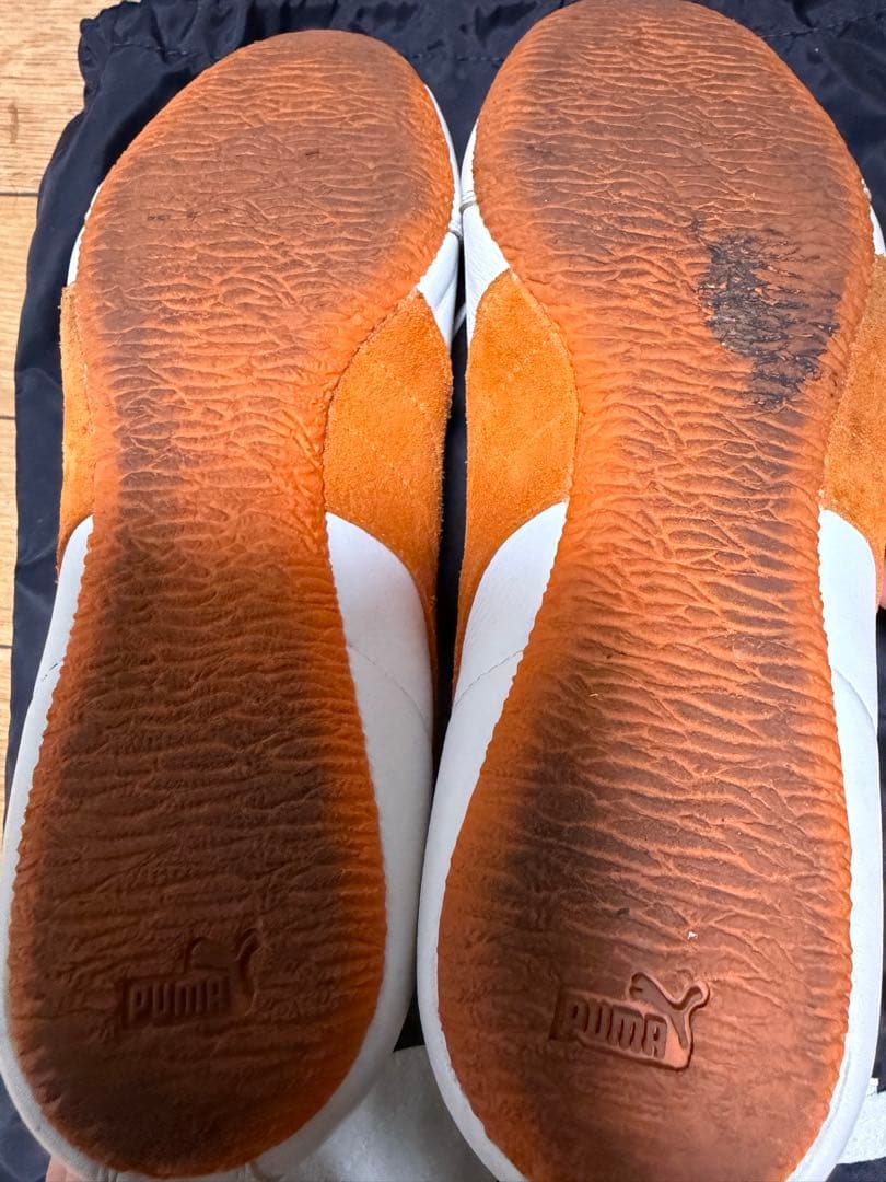 JIL SANDER x PUMA ホワイト オレンジ スニーカー - メルカリ