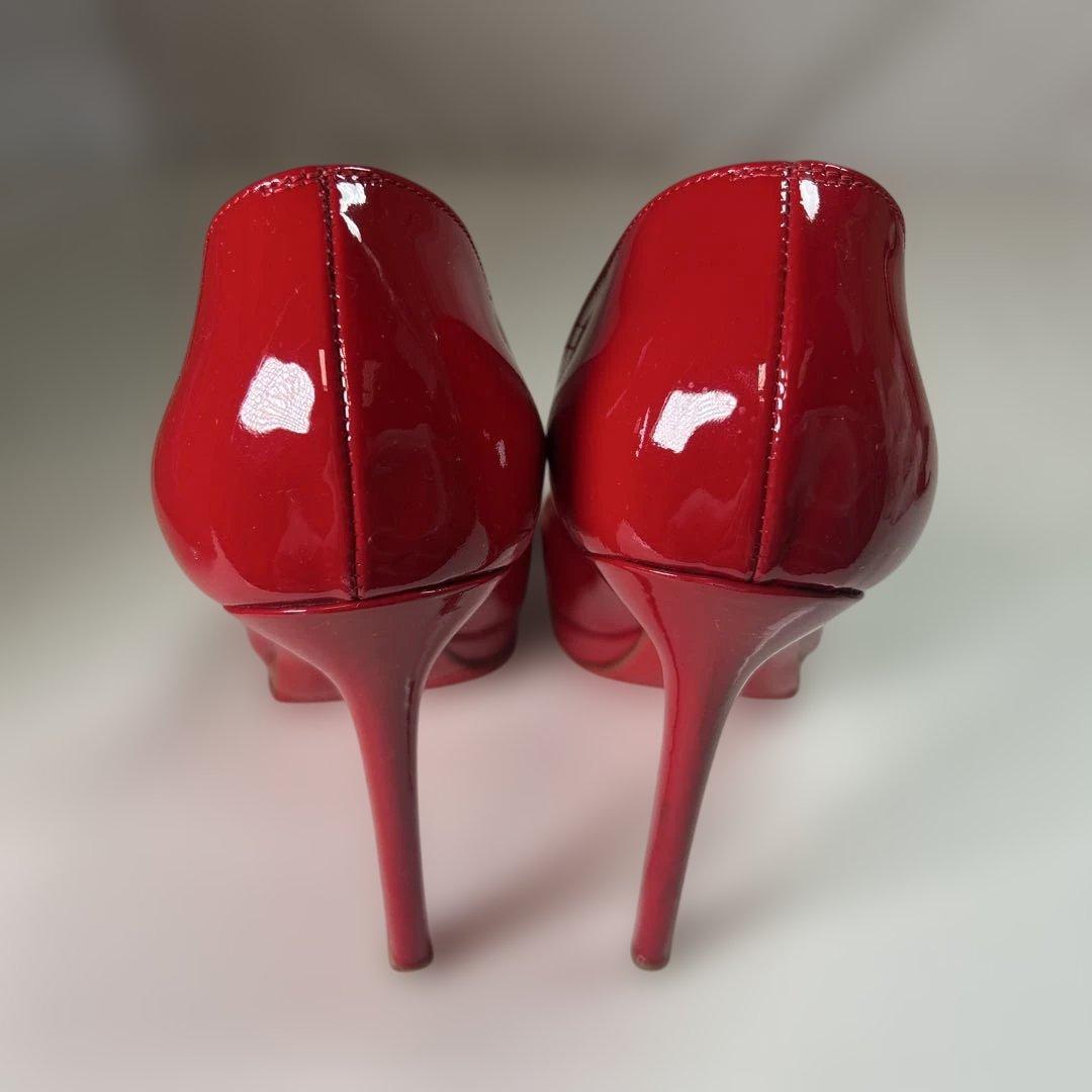 【sk/8.22/20】Christian Louboutin レッドハイヒール