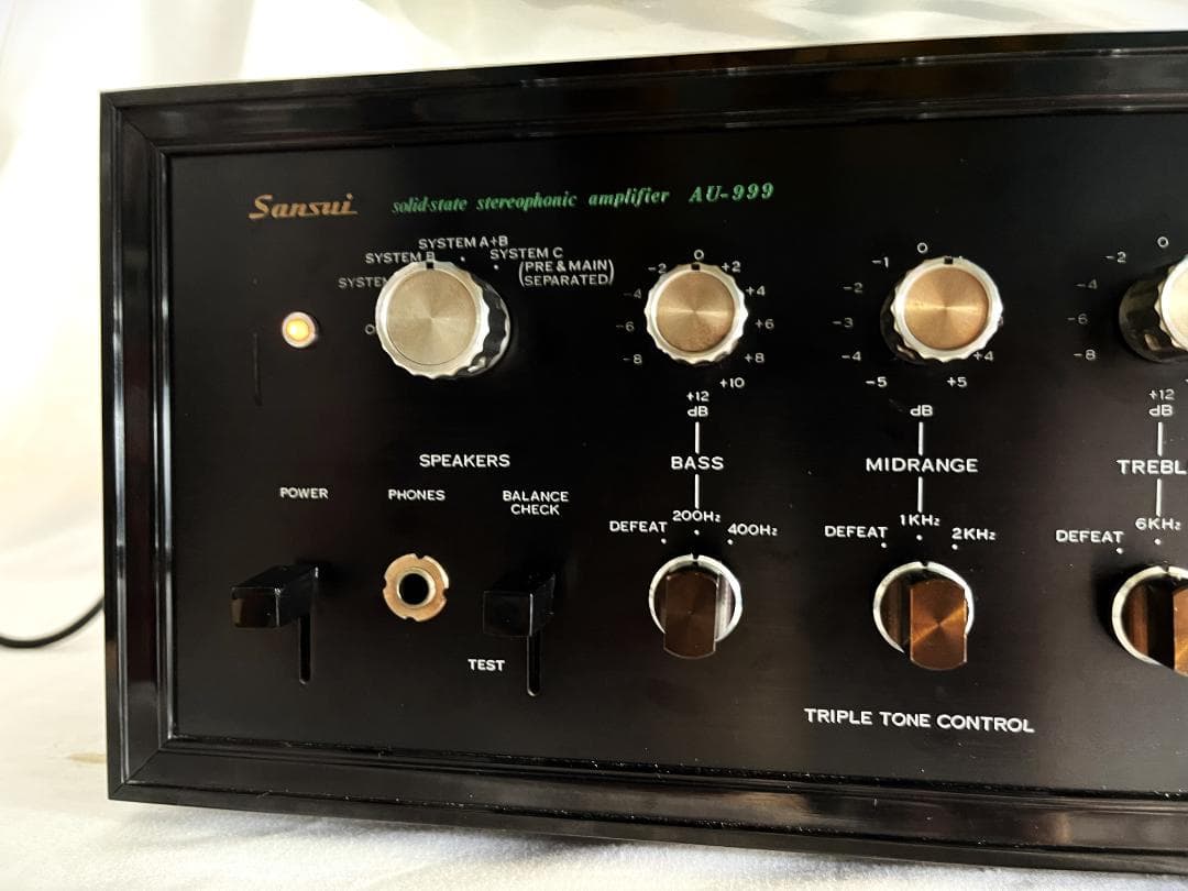 フルメンテ済 名機！SANSUI サンスイ プリメインアンプ AU-999 - メルカリ
