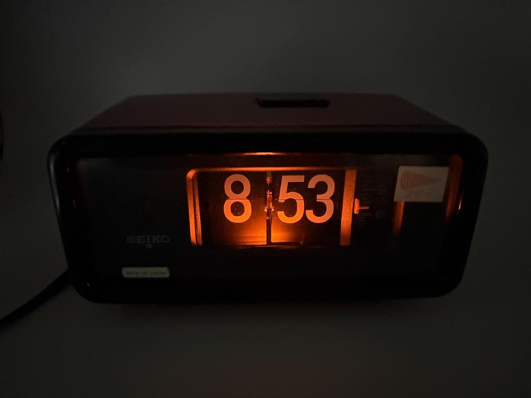 セイコー パタパタ時計 SEIKO DP692T 赤 昭和レトロ 50/60Hz - メルカリ