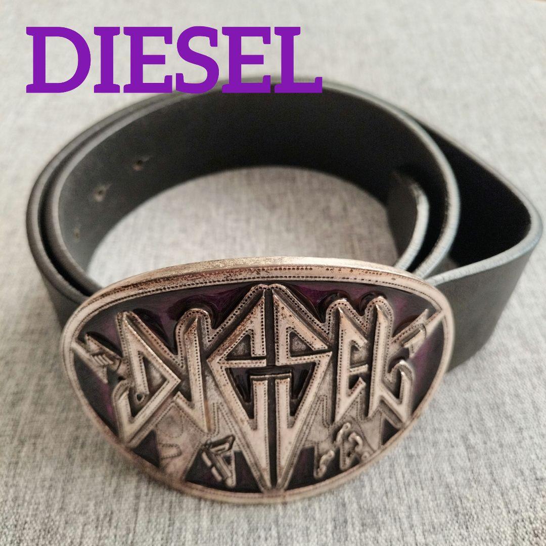 DIESEL◉レザーベルト　バックル　メンズ 楽天市場】DIESEL ディーゼル メンズ レザー ベルト X08880 P1913 BLUE