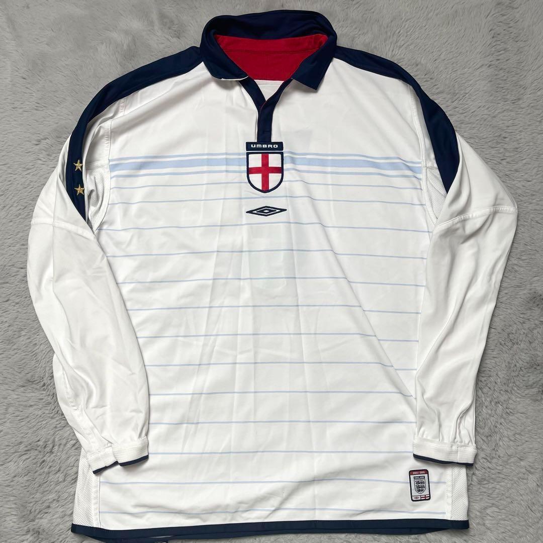 イングランド代表 03/05 長袖ユニフォーム UMBRO 柴田ひかり ベッカム
