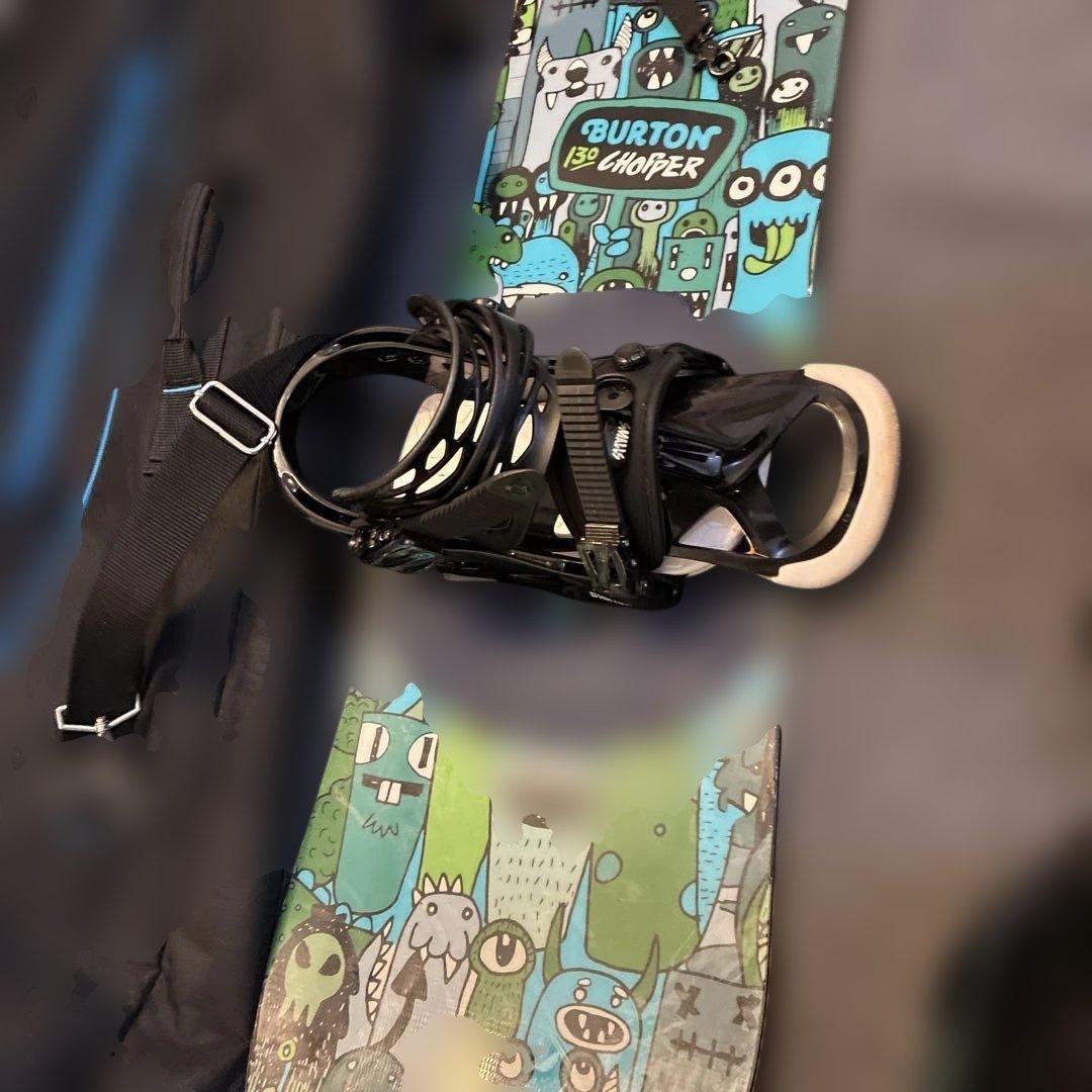 バートン チョッパー 130センチ フルスノーボードセット ブーツ23.5