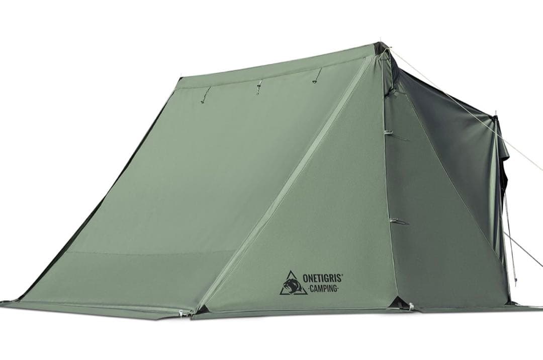 【OneTigris】SOLO Dark Shadow テント前幕 T/C Amazon | OneTigris SOLO Dark Shadow テント前幕 T/C 大型 焚き火陣幕