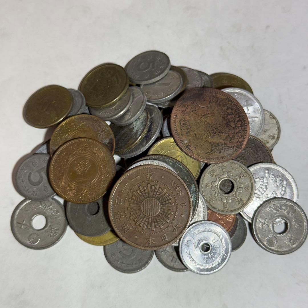 日本古銭まとめ売り 雑銭 150g以上 - メルカリ