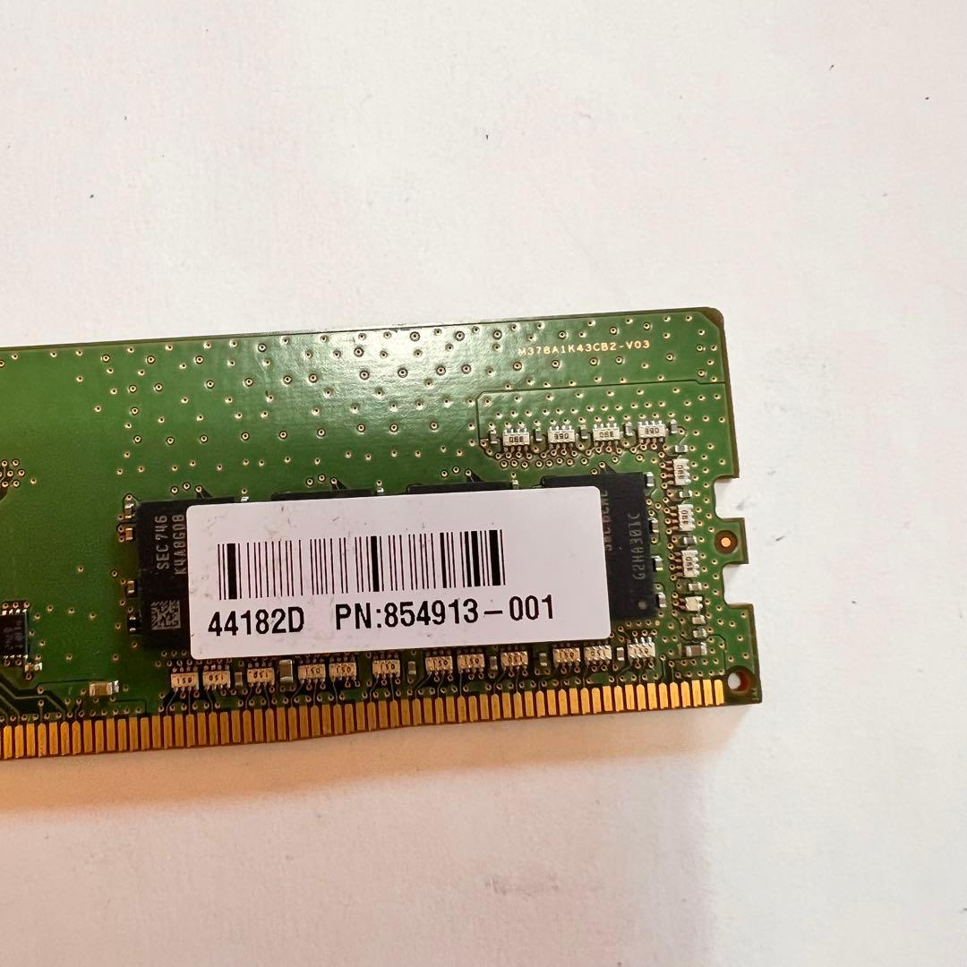C3990 Samsung製 DDR4 8GB M378A1K43CB2-CRC - メルカリ