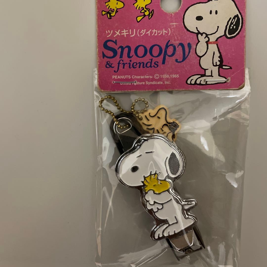 スヌーピー ダイカット 爪切り 貝印 日本製 レア サンリオ 昭和レトロ