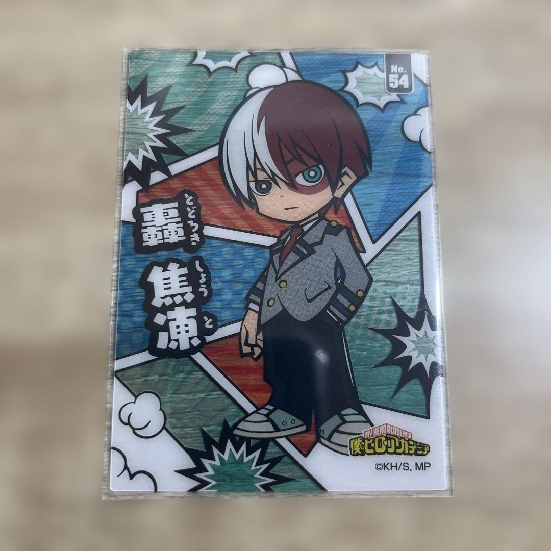 ヒロアカ 僕のヒーローアカデミア 轟焦凍 缶バッチ クリアカード