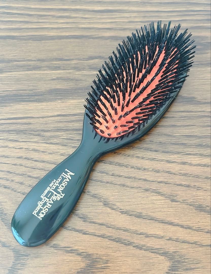 メイソンピアソン　ポケットブリッスル　ダークルビー メイソンピアソン ブラシ ポケットブリッスル ダークルビー 猪毛ブラシ