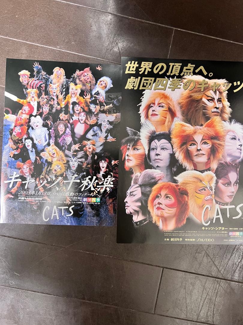 劇団四季 『キャッツ』 フライヤー14枚 - メルカリ
