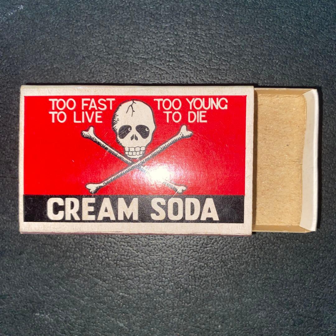 【希少】CREAM SODA クリームソーダ マッチ箱 ステッカー　メモ帳