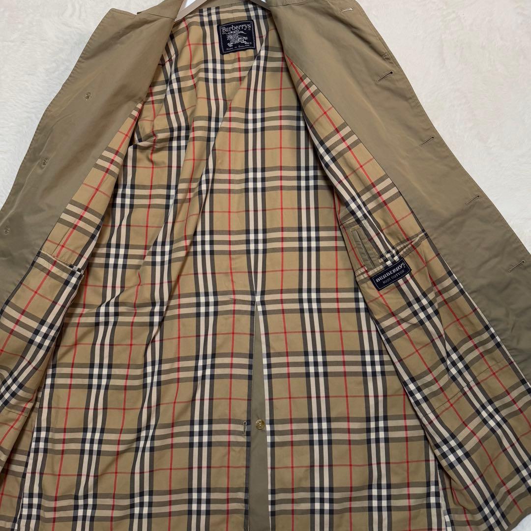 超希少】バーバリー 一枚袖 コットン100% ステンカラーコート