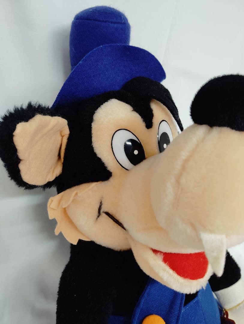 東京ディズニーランド　ビッグバッドウルフ　ぬいぐるみ　レトロ
